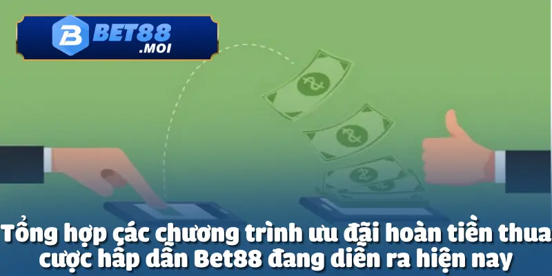 Ưu Đãi Hoàn Tiền Thua Cược Hấp Dẫn – Cơ Hội Nhận Lại Vốn Cực Dễ 3 Chương trình ưu đãi hoàn tiền thua cược hấp dẫn dành cho tất cả thành viên